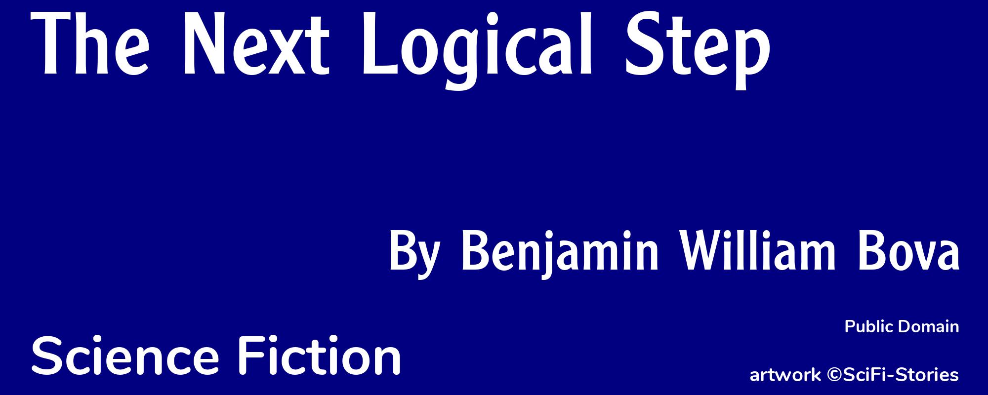 The Next Logical Step - Cover