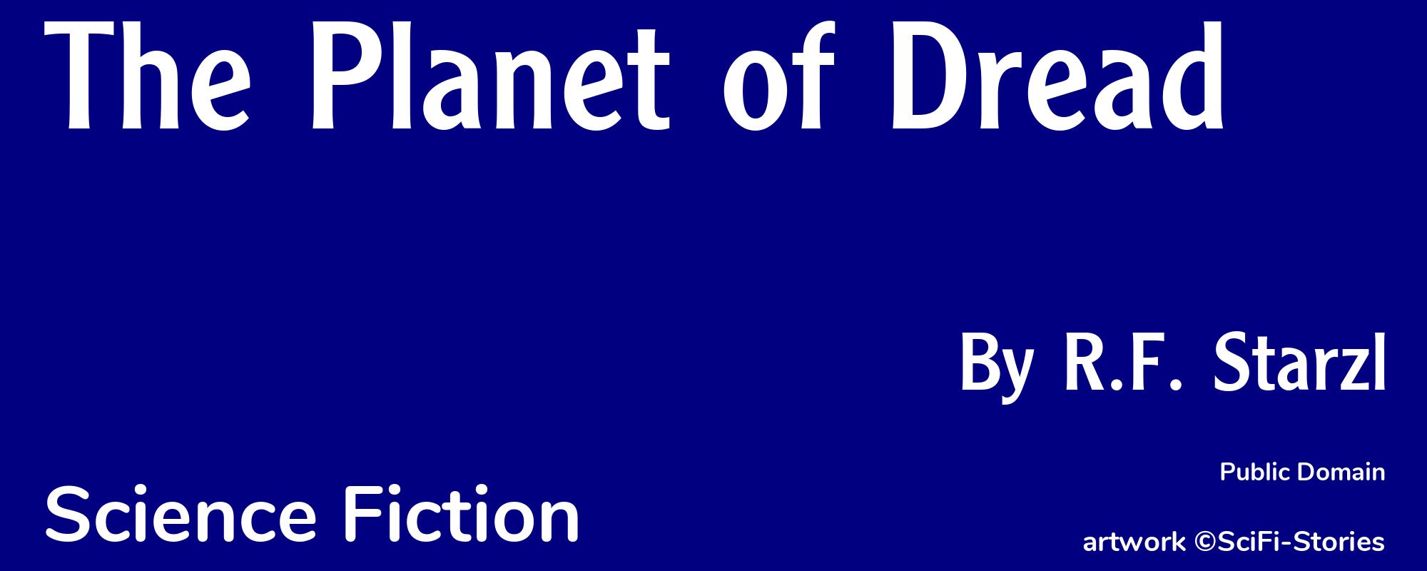 The Planet of Dread - Cover