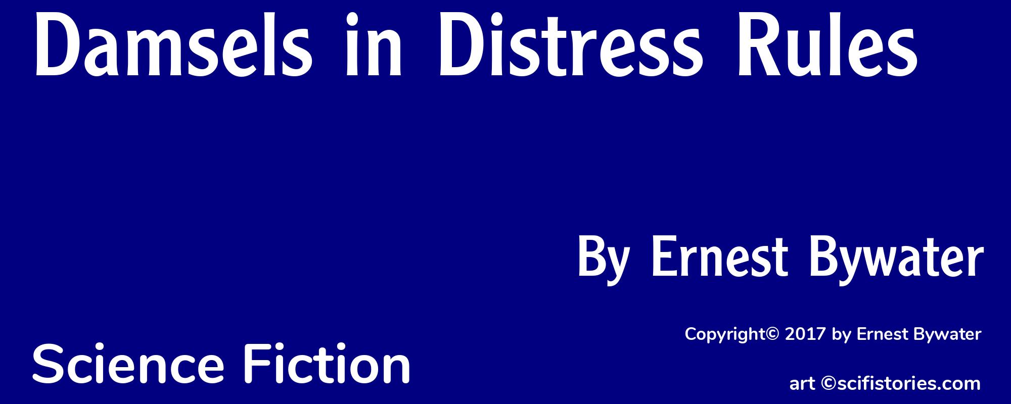 Damsels in Distress Rules - Cover