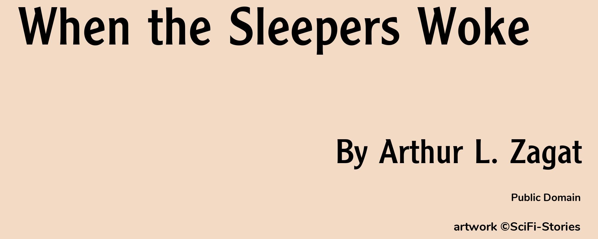When the Sleepers Woke - Cover