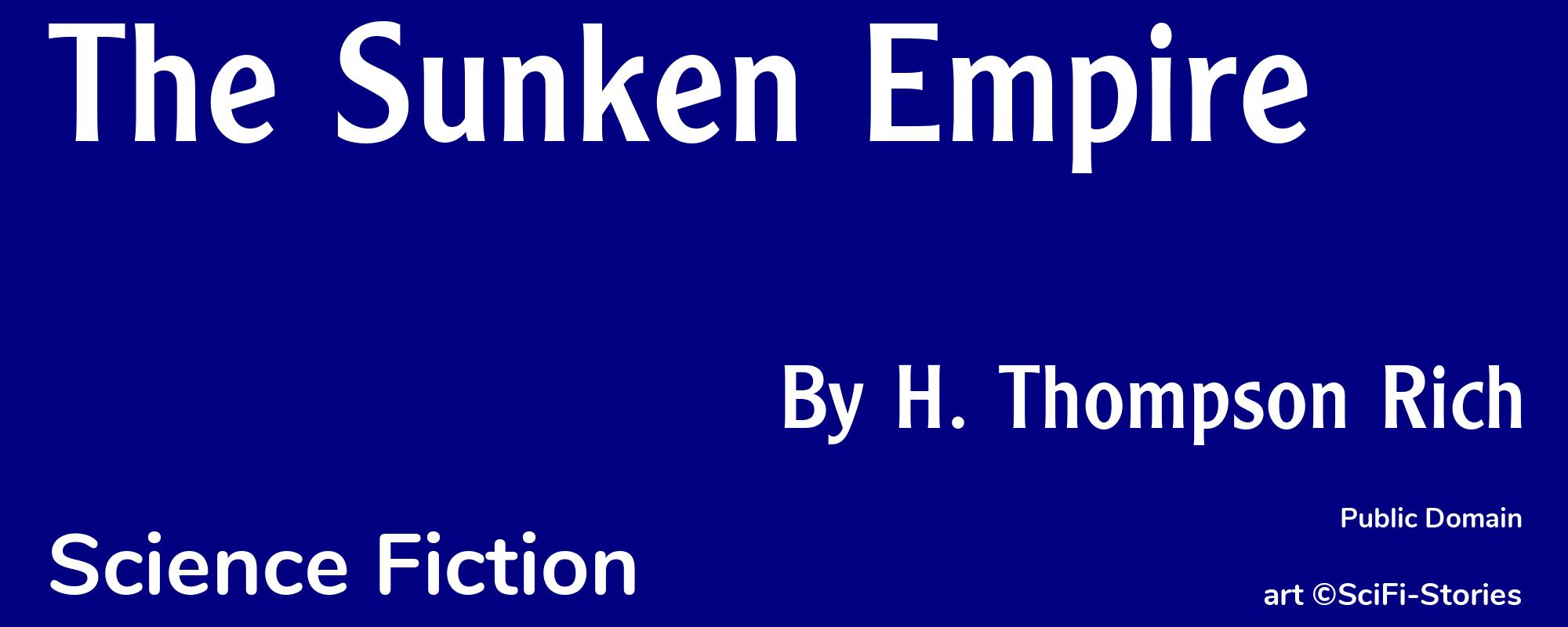 The Sunken Empire - Cover