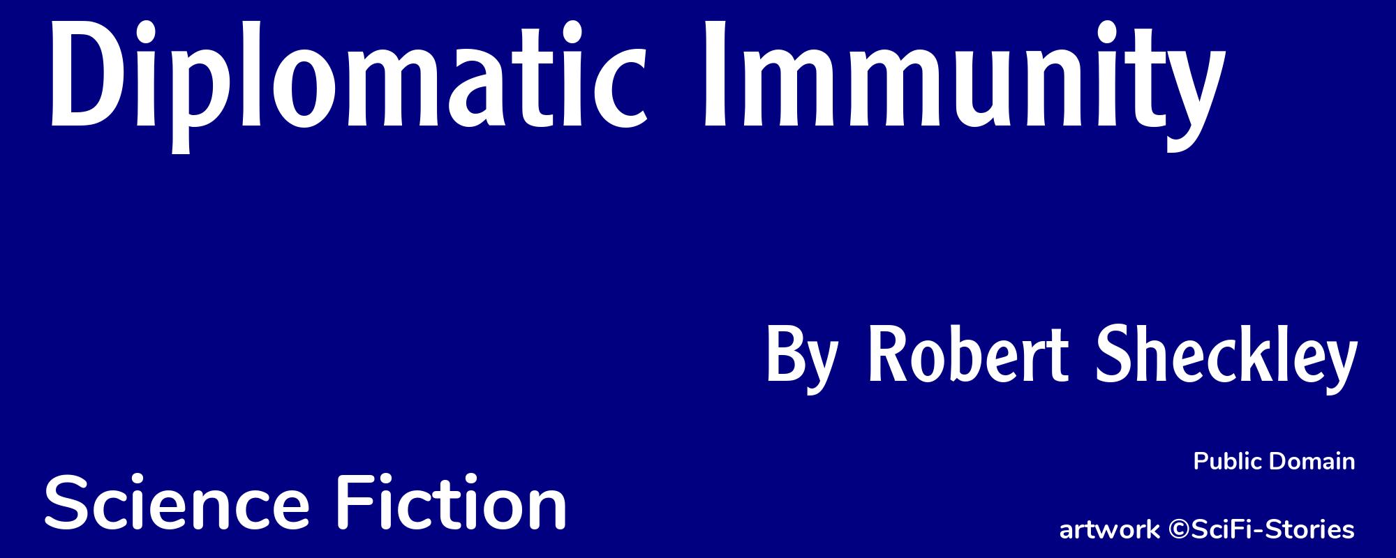 Diplomatic Immunity - Cover