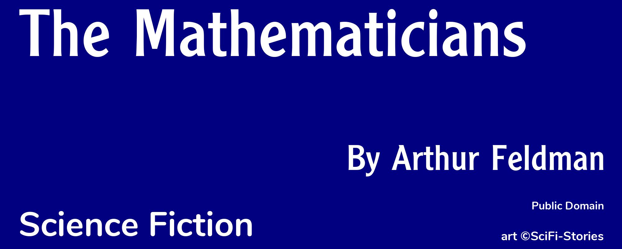 The Mathematicians - Cover