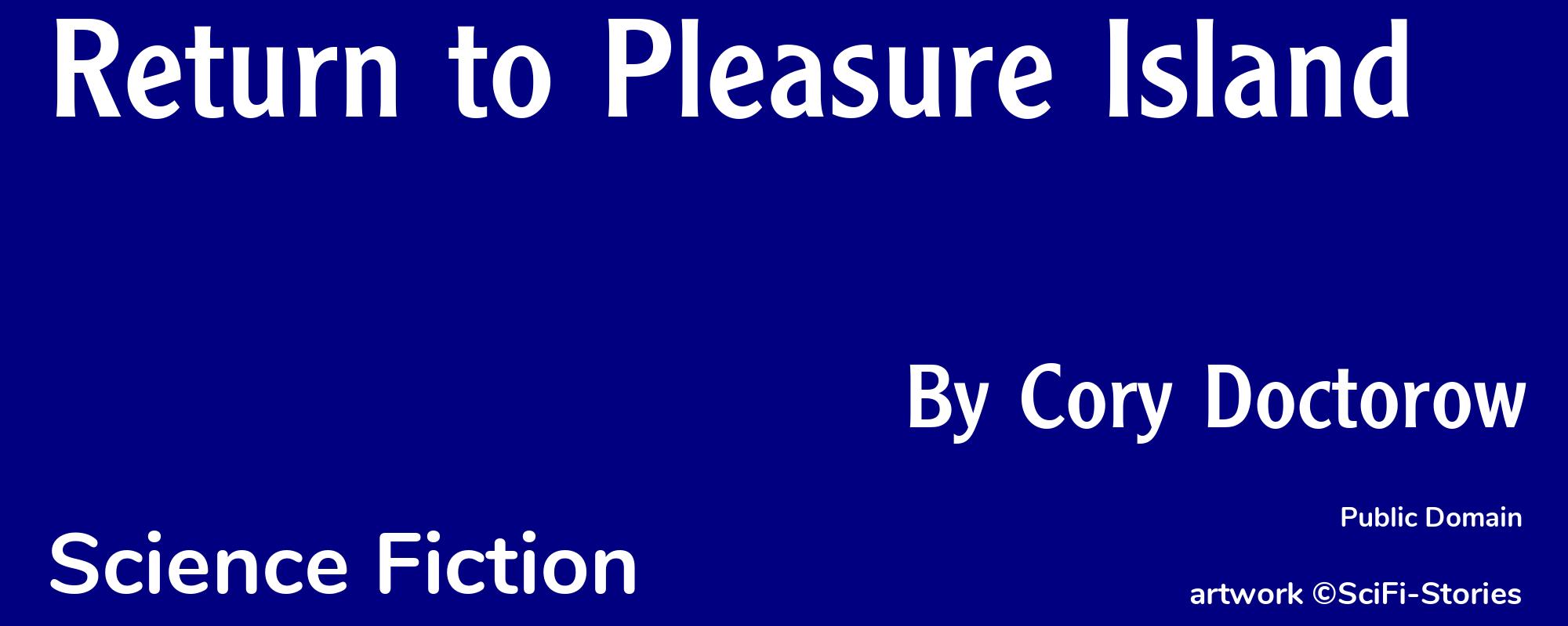 Return to Pleasure Island - Cover
