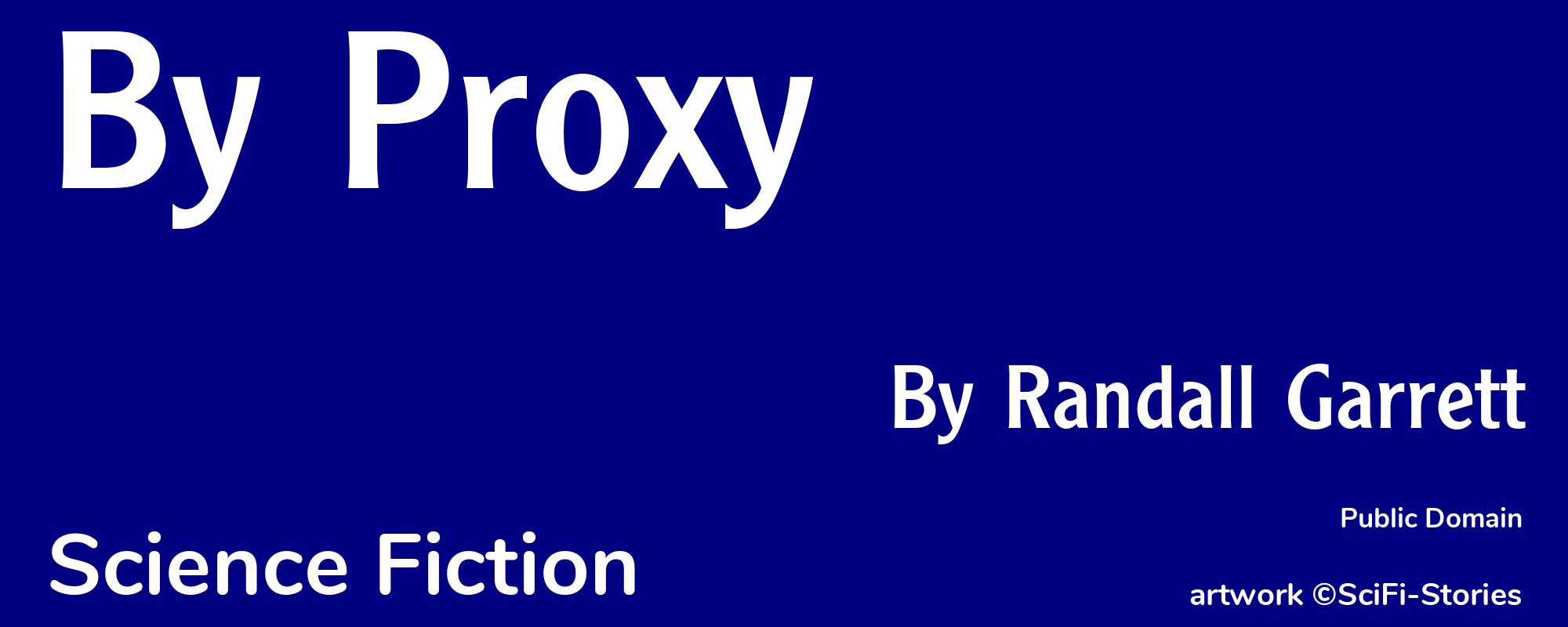 By Proxy - Cover
