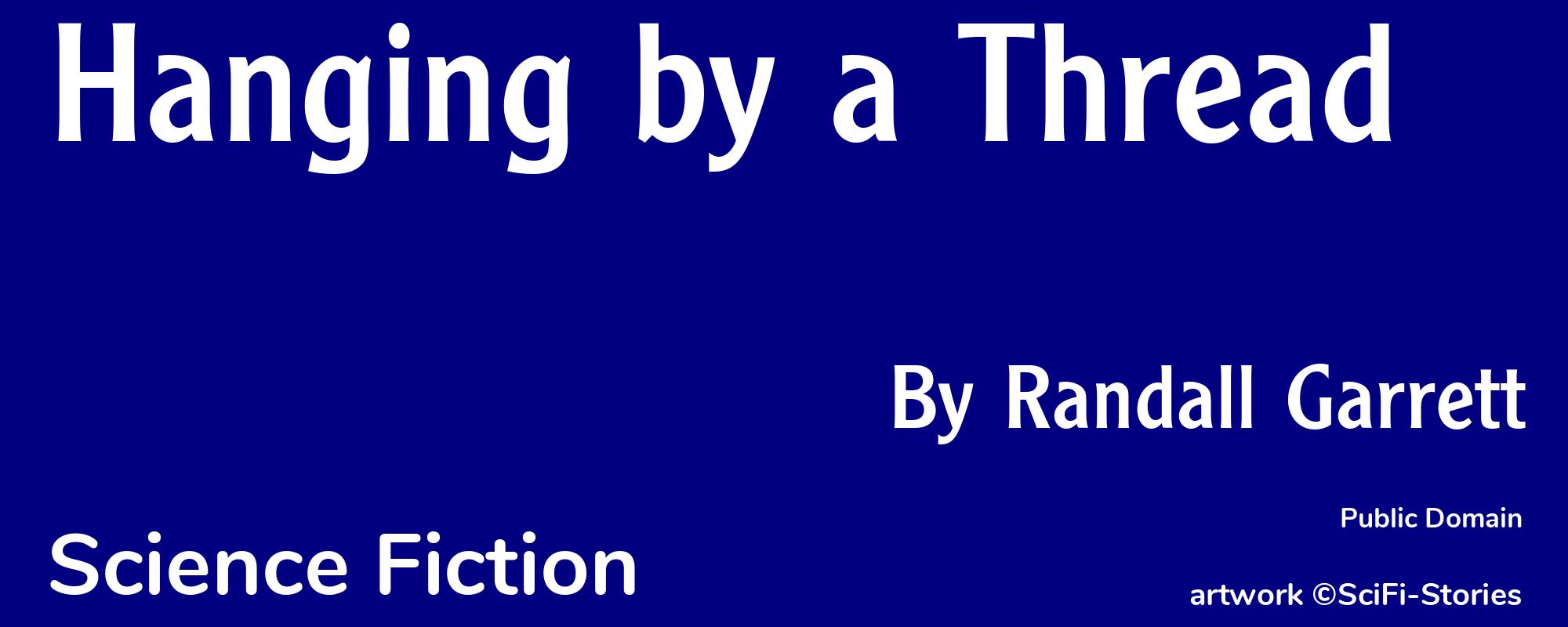 Hanging by a Thread - Cover