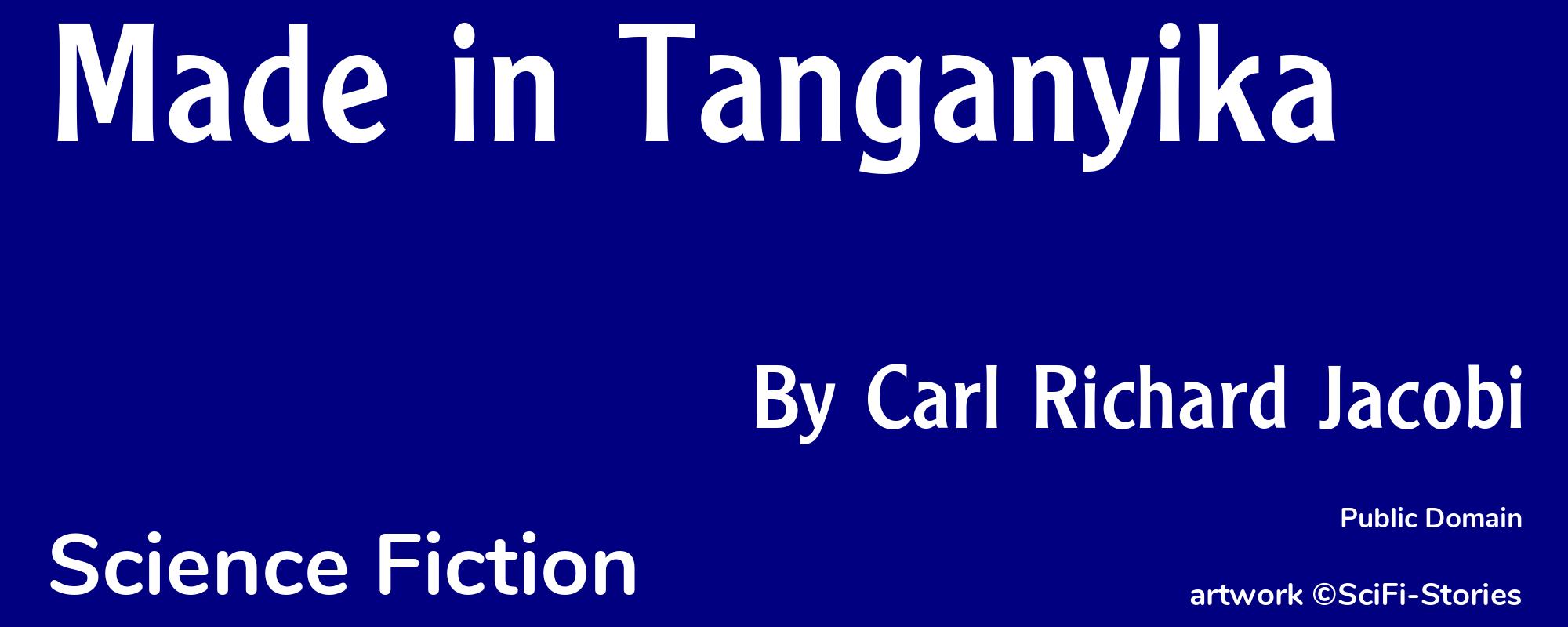 Made in Tanganyika - Cover
