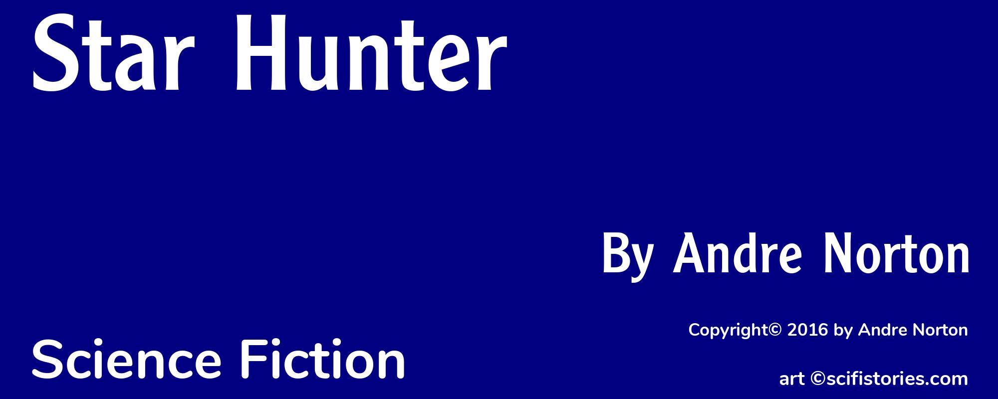 Star Hunter - Cover