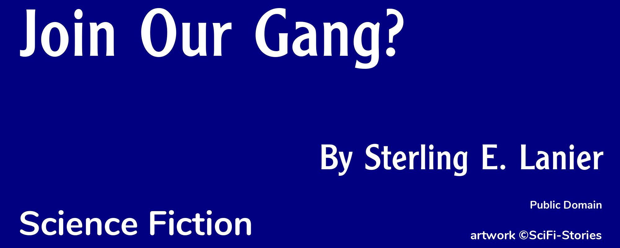 Join Our Gang? - Cover