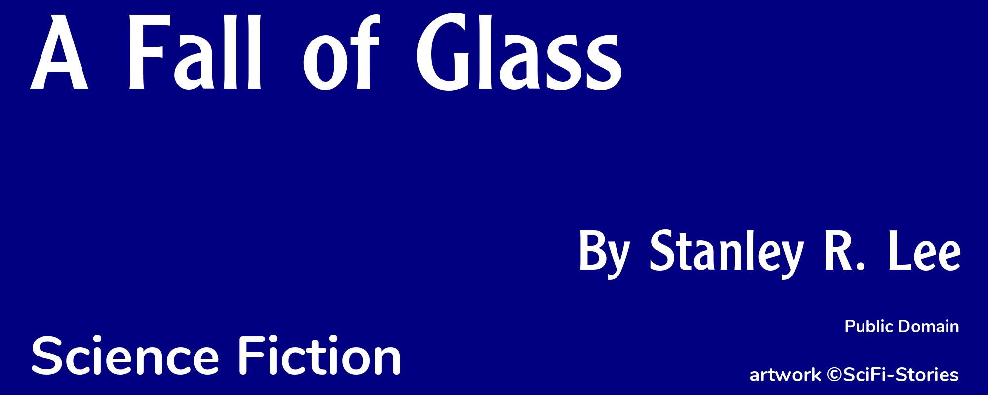 A Fall of Glass - Cover