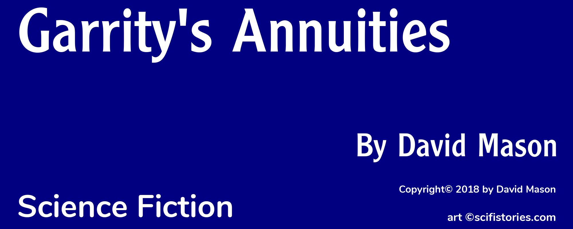 Garrity's Annuities - Cover