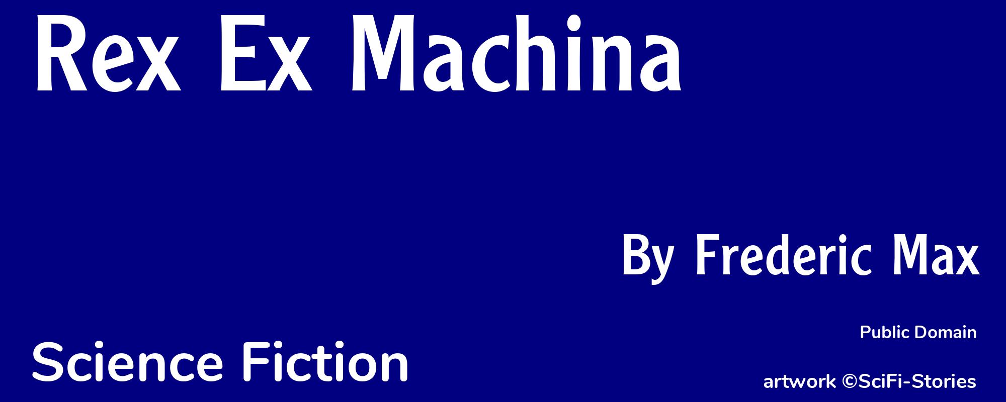 Rex Ex Machina - Cover