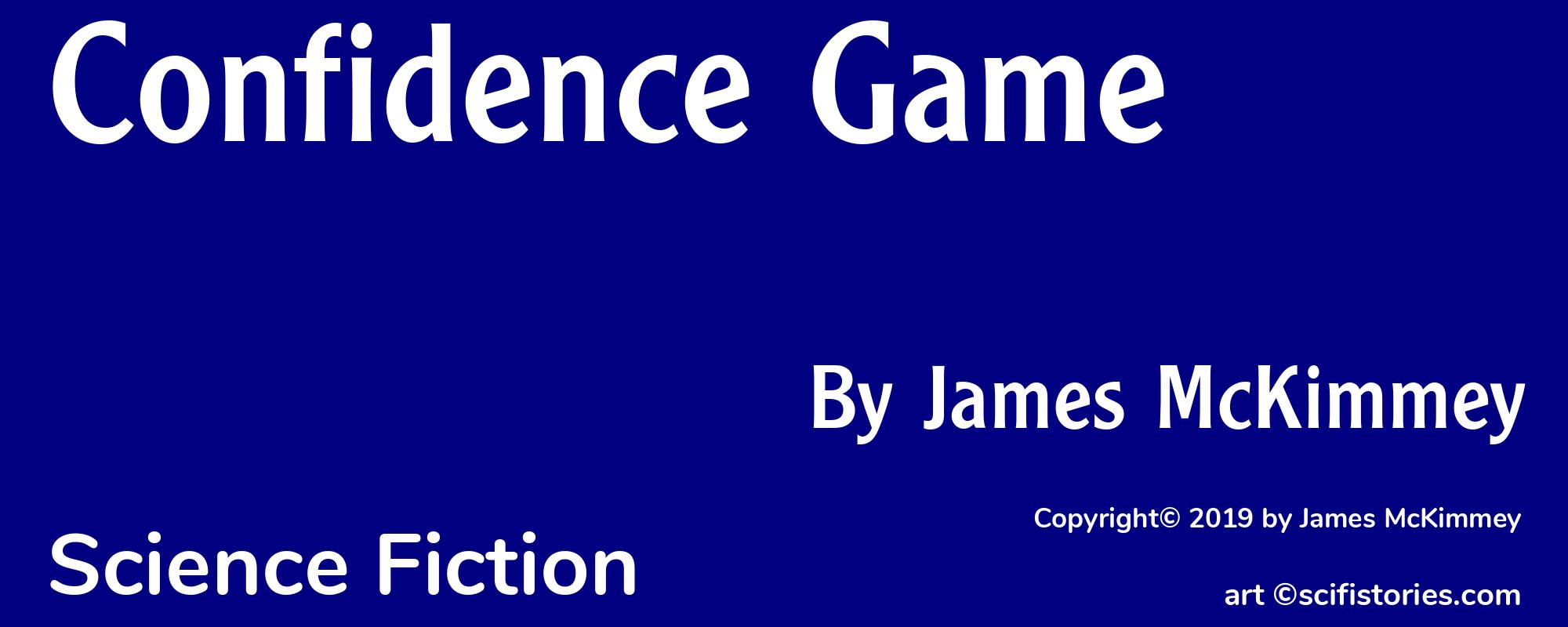 Confidence Game - Cover