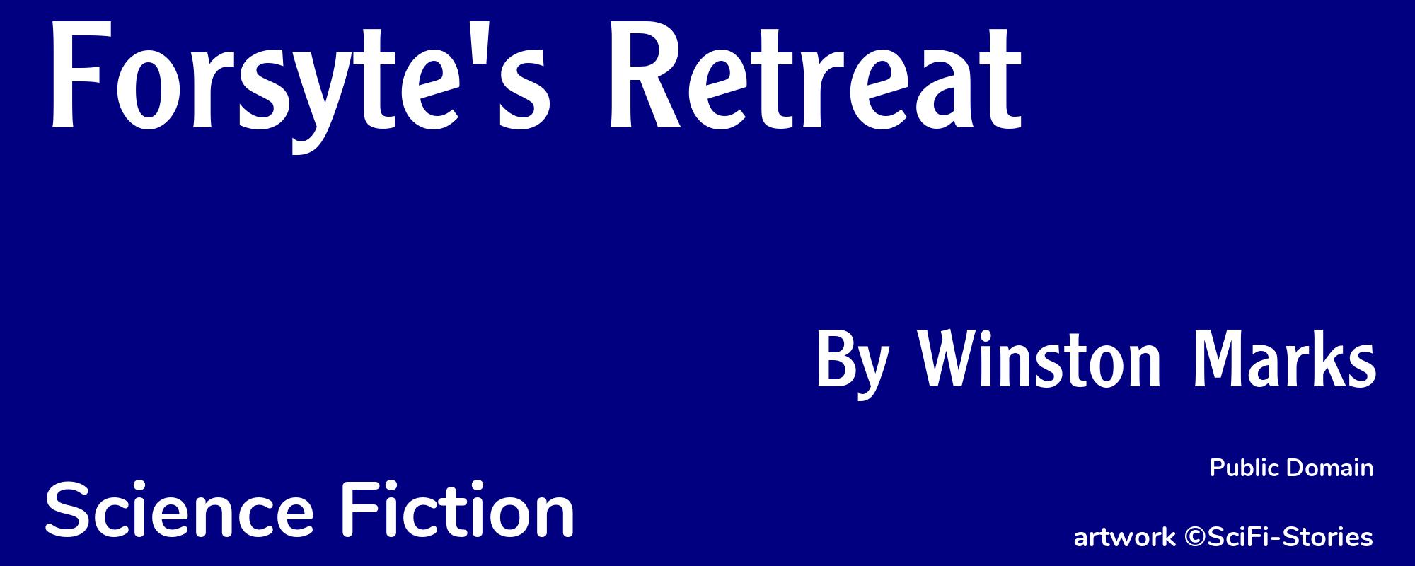 Forsyte's Retreat - Cover