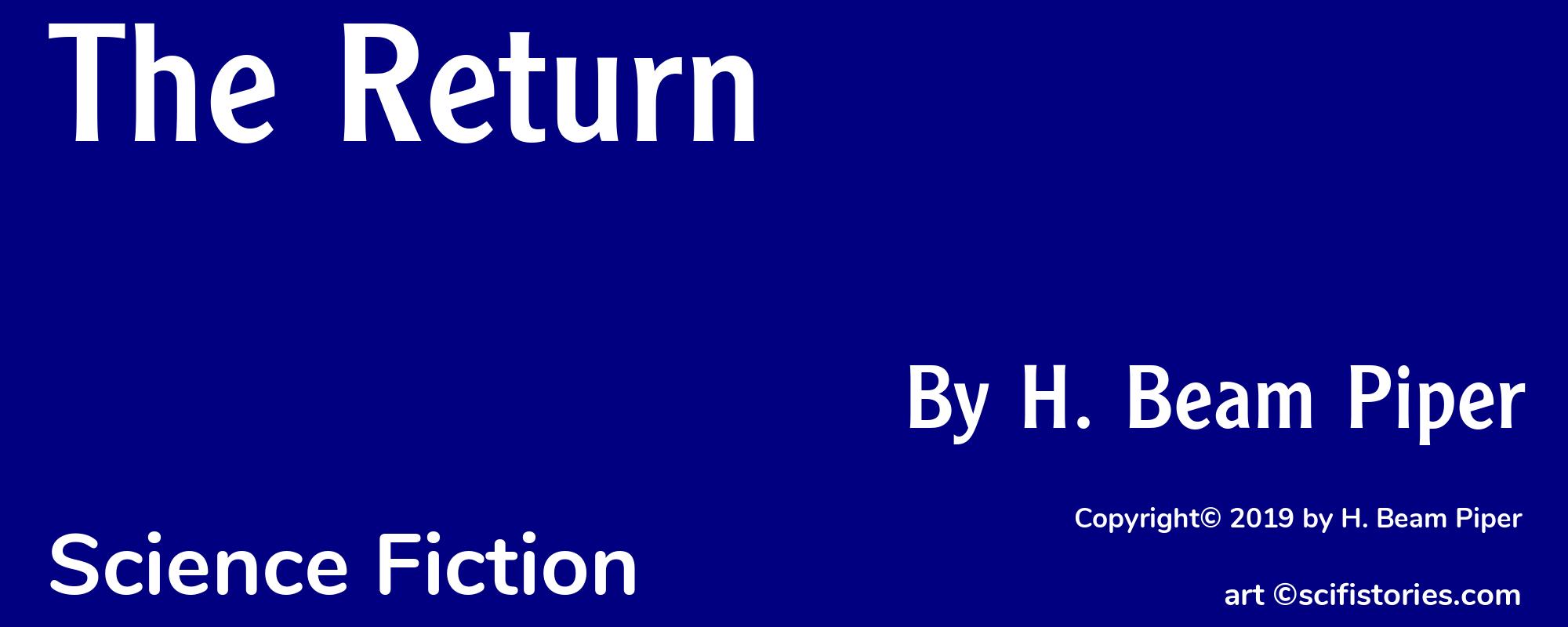 The Return - Cover