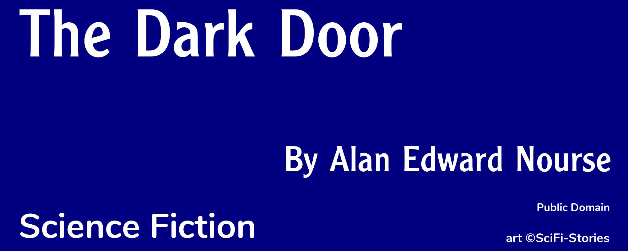 The Dark Door - Cover
