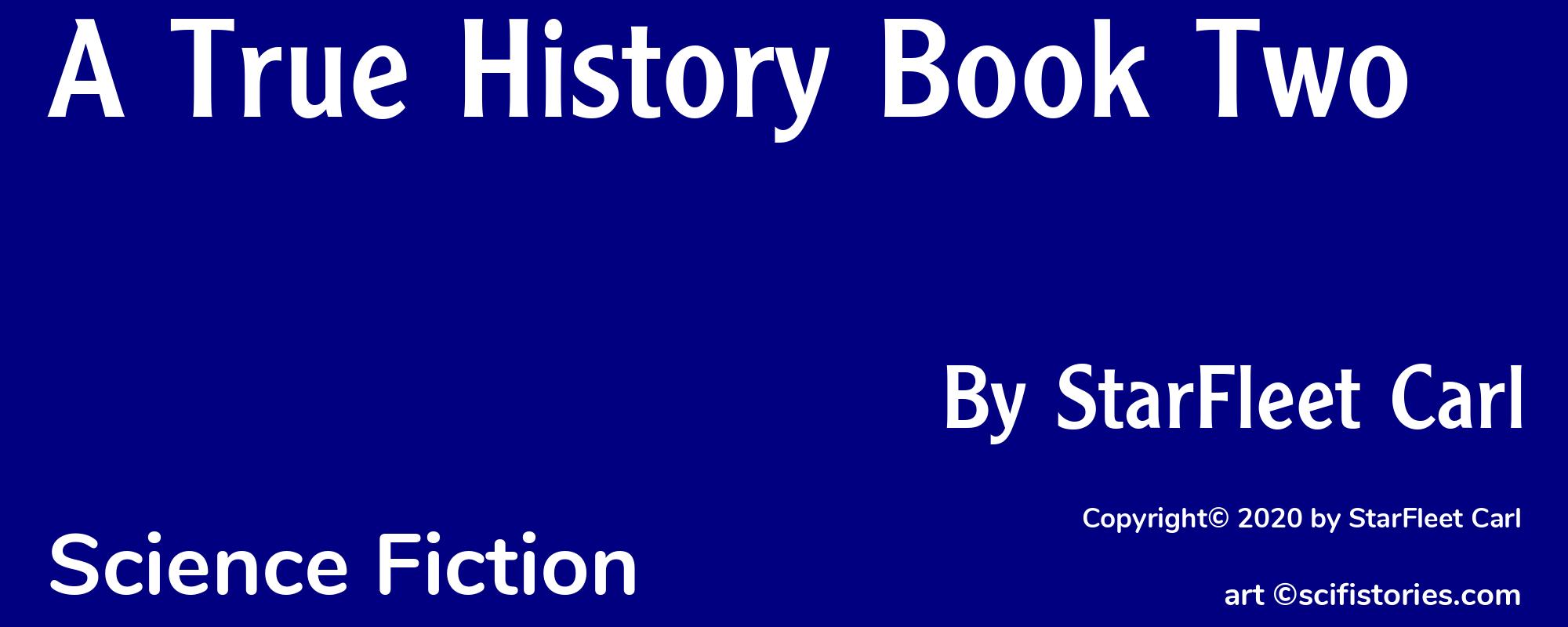 A True History Book Two - Cover