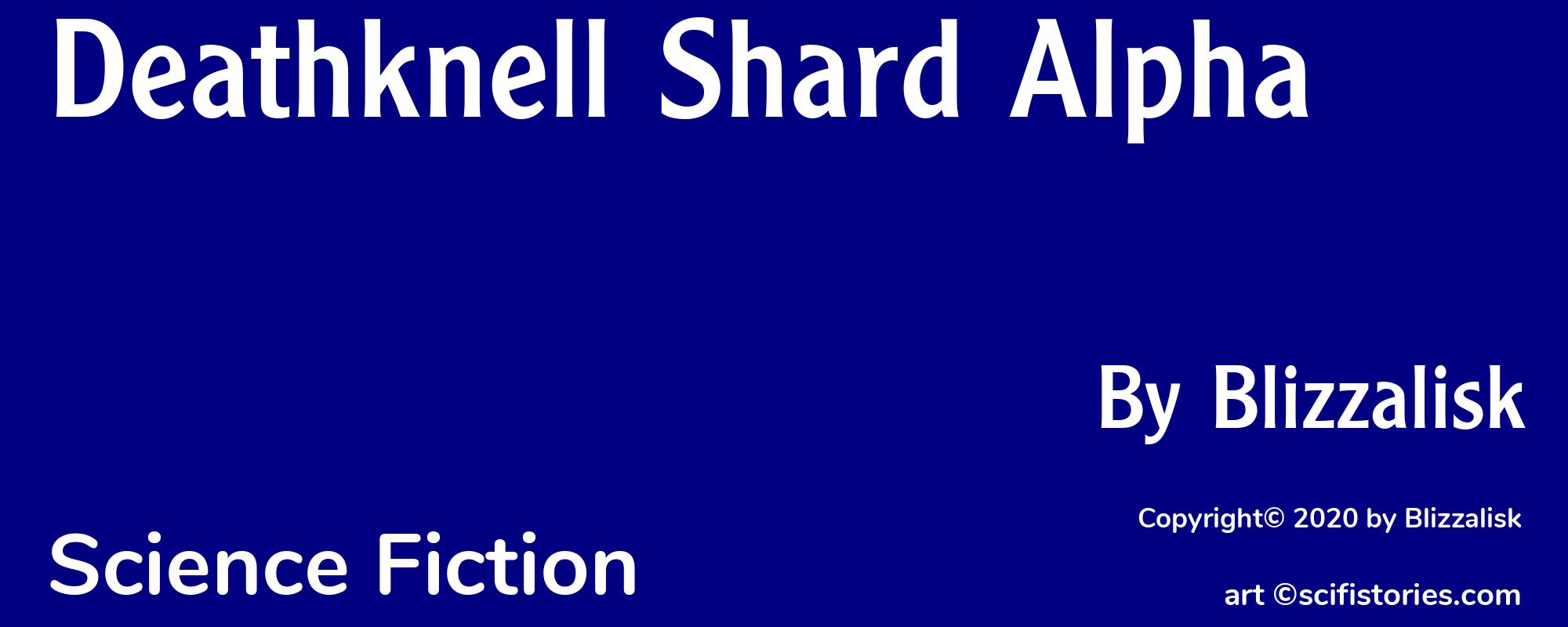 Deathknell Shard Alpha - Cover