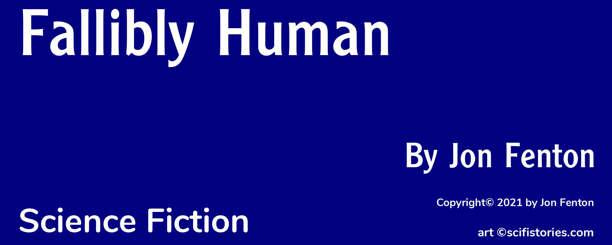 Fallibly Human - Cover