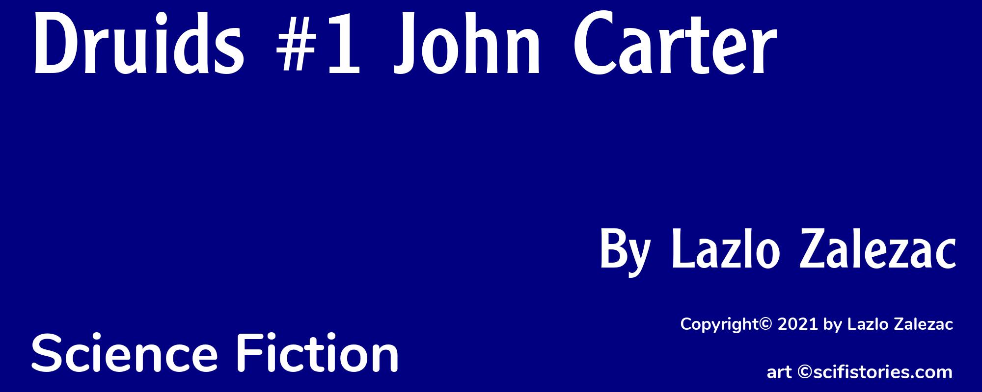 Druids #1 John Carter - Cover