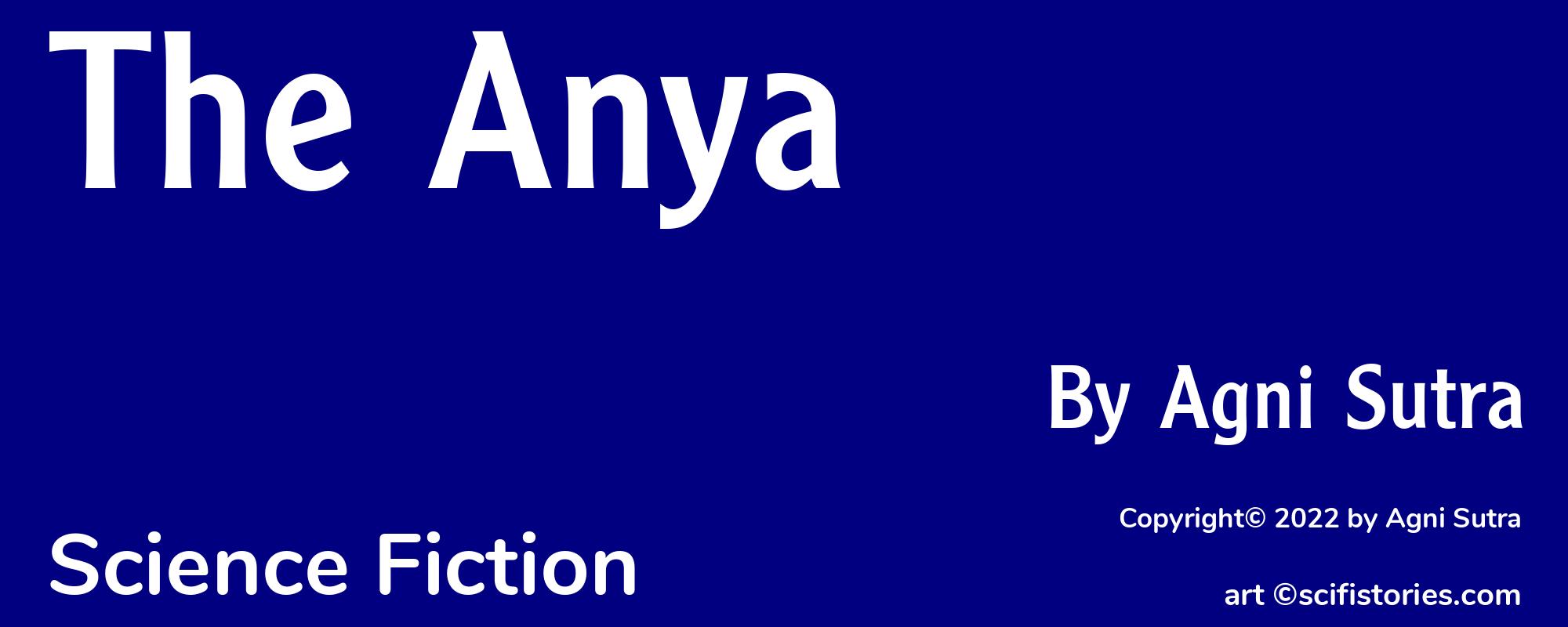 The Anya - Cover
