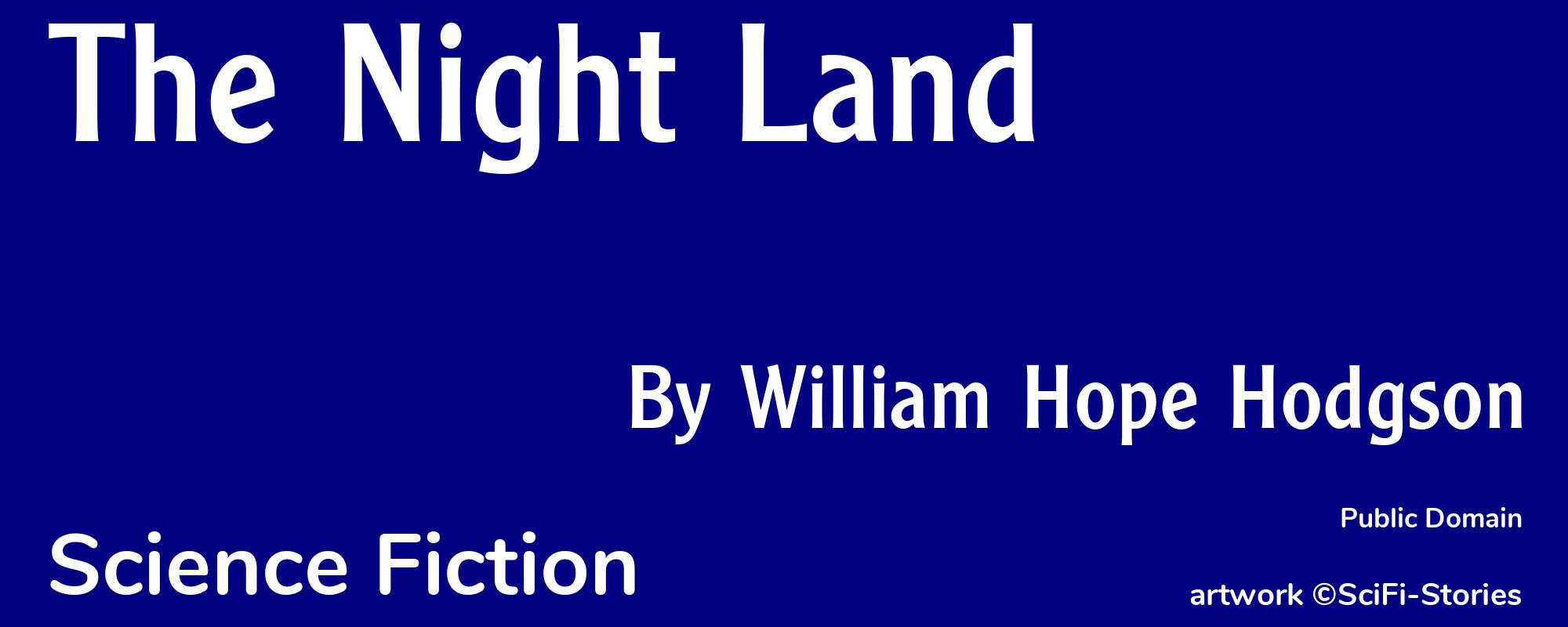 The Night Land - Cover