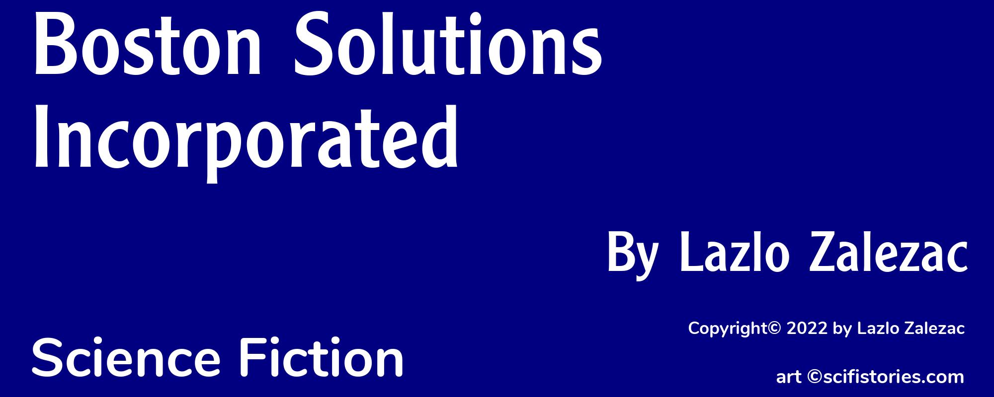 Boston Solutions Incorporated - Cover