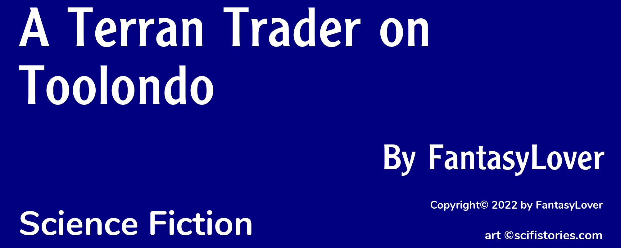 A Terran Trader on Toolondo - Cover