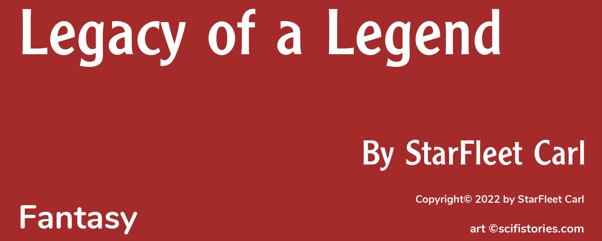 Legacy of a Legend - Cover