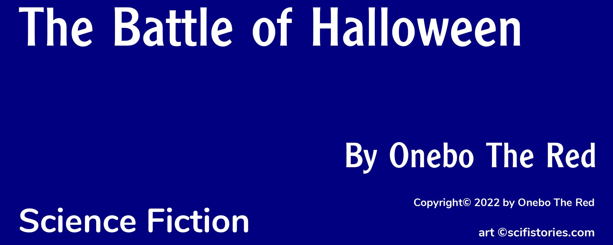 The Battle of Halloween - Cover