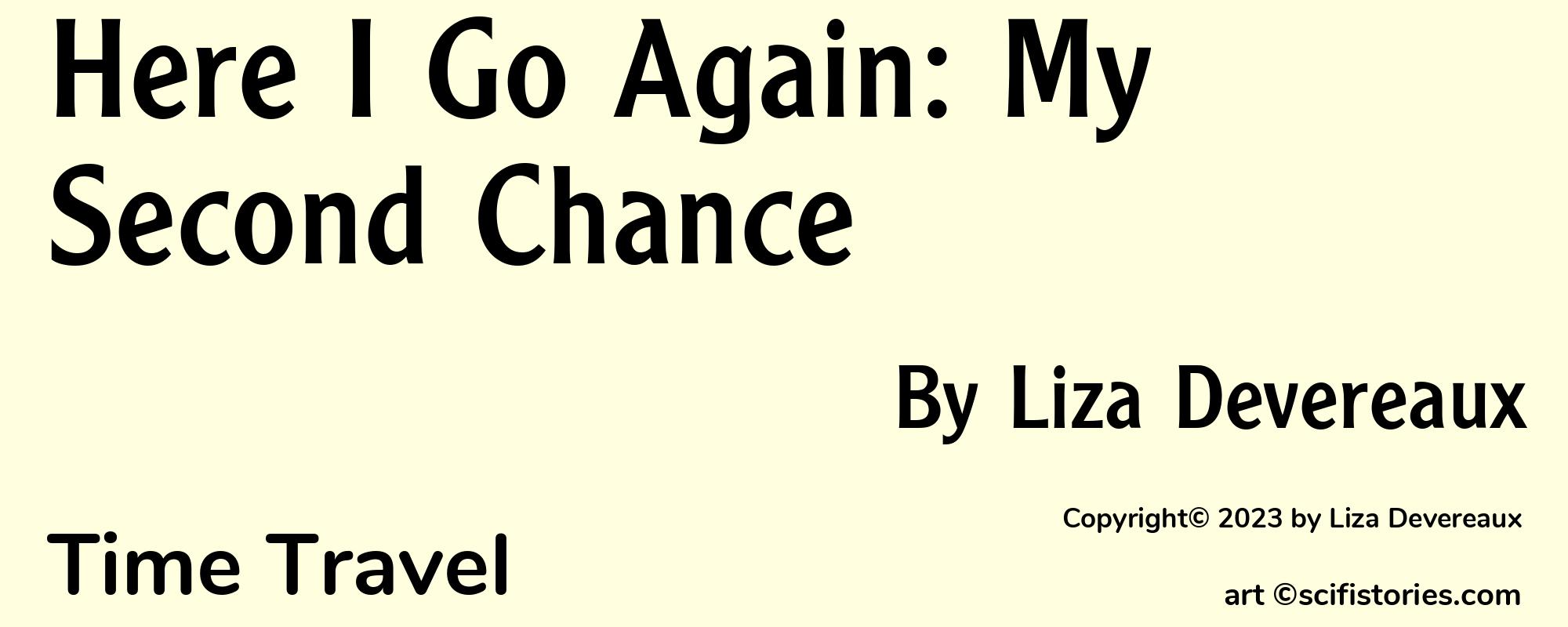 Here I Go Again: My Second Chance - Cover