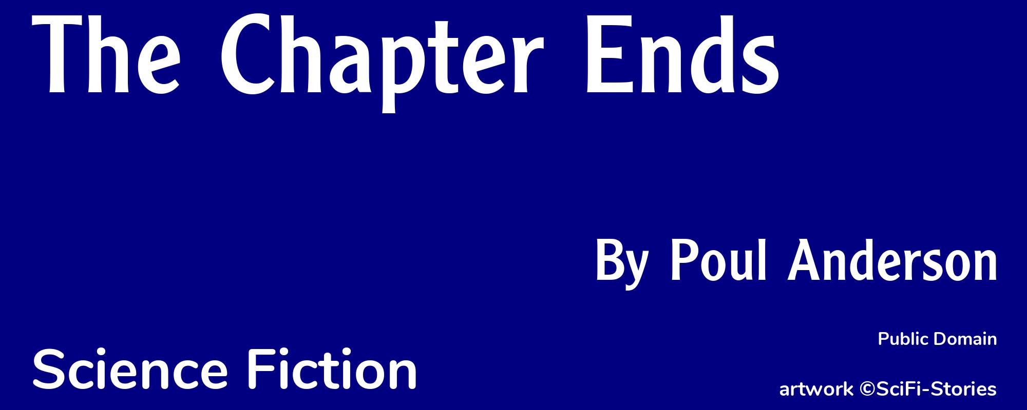The Chapter Ends - Cover
