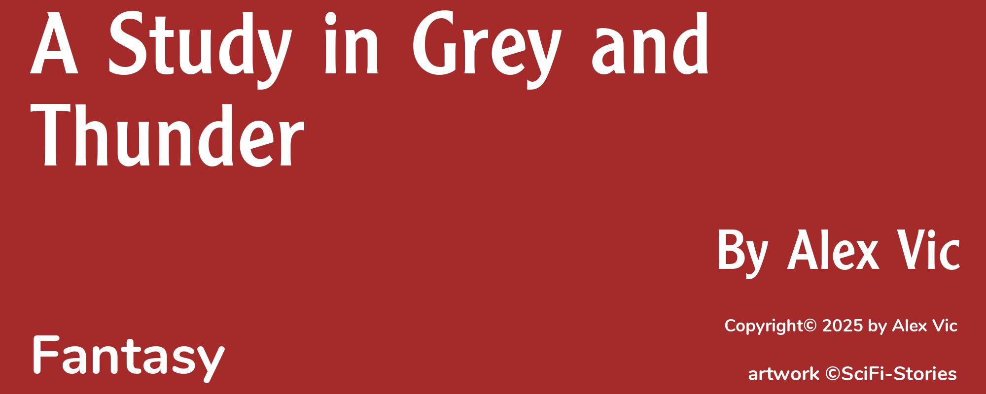 A Study in Grey and Thunder - Cover