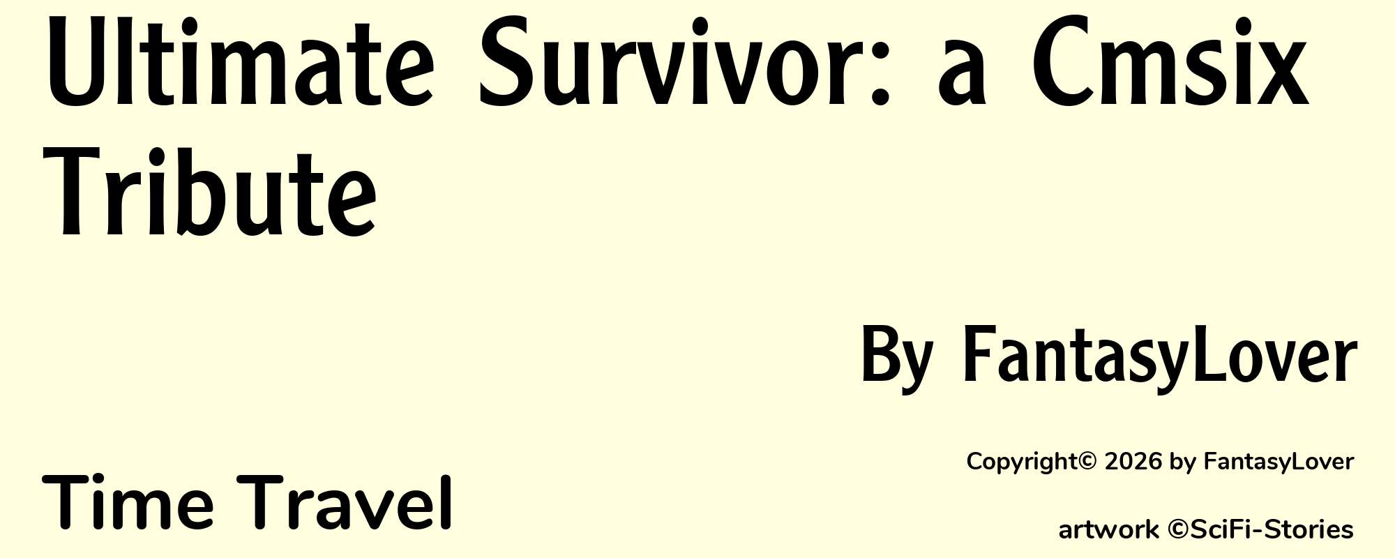 Ultimate Survivor: a Cmsix Tribute - Cover