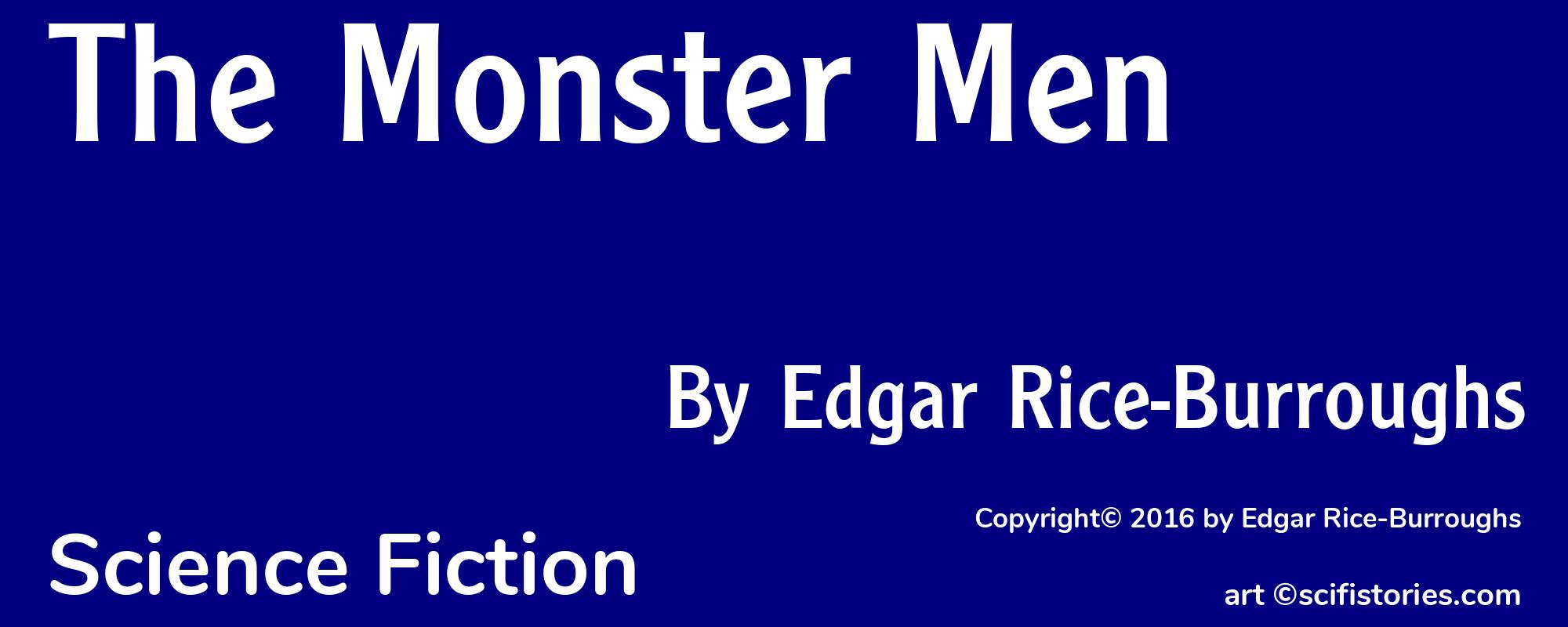 The Monster Men - Cover