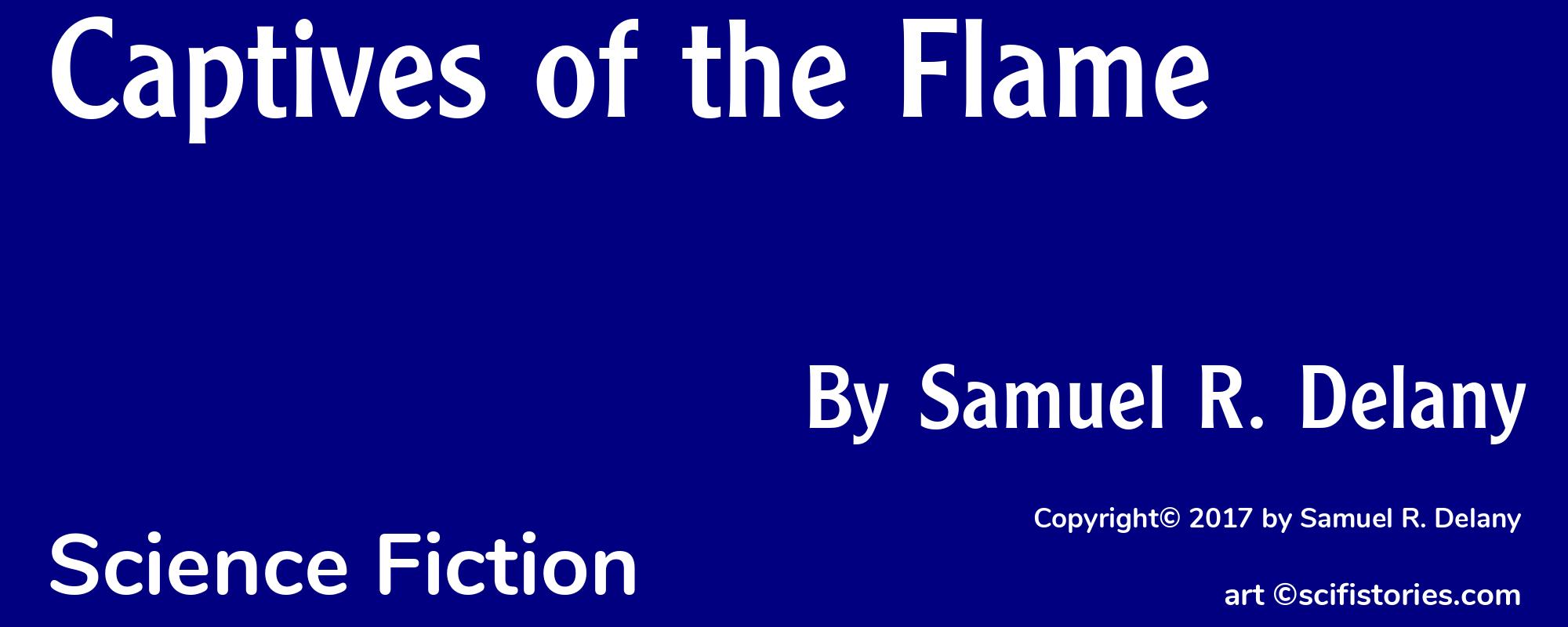 Captives of the Flame - Cover