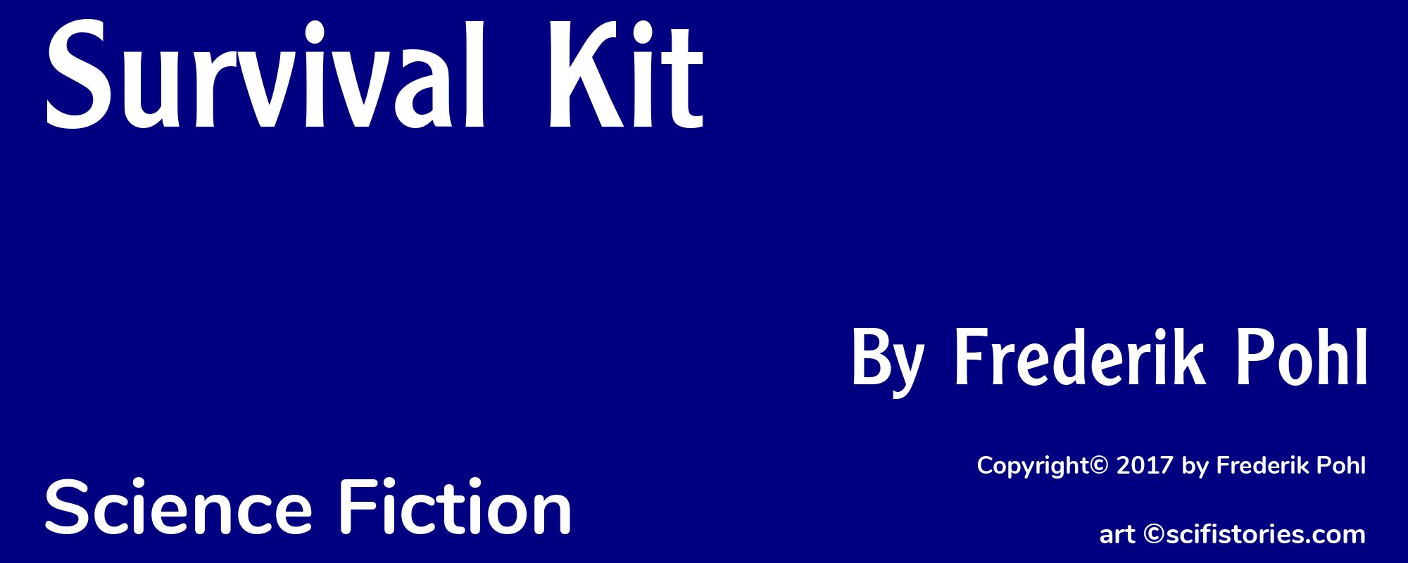 Survival Kit - Cover