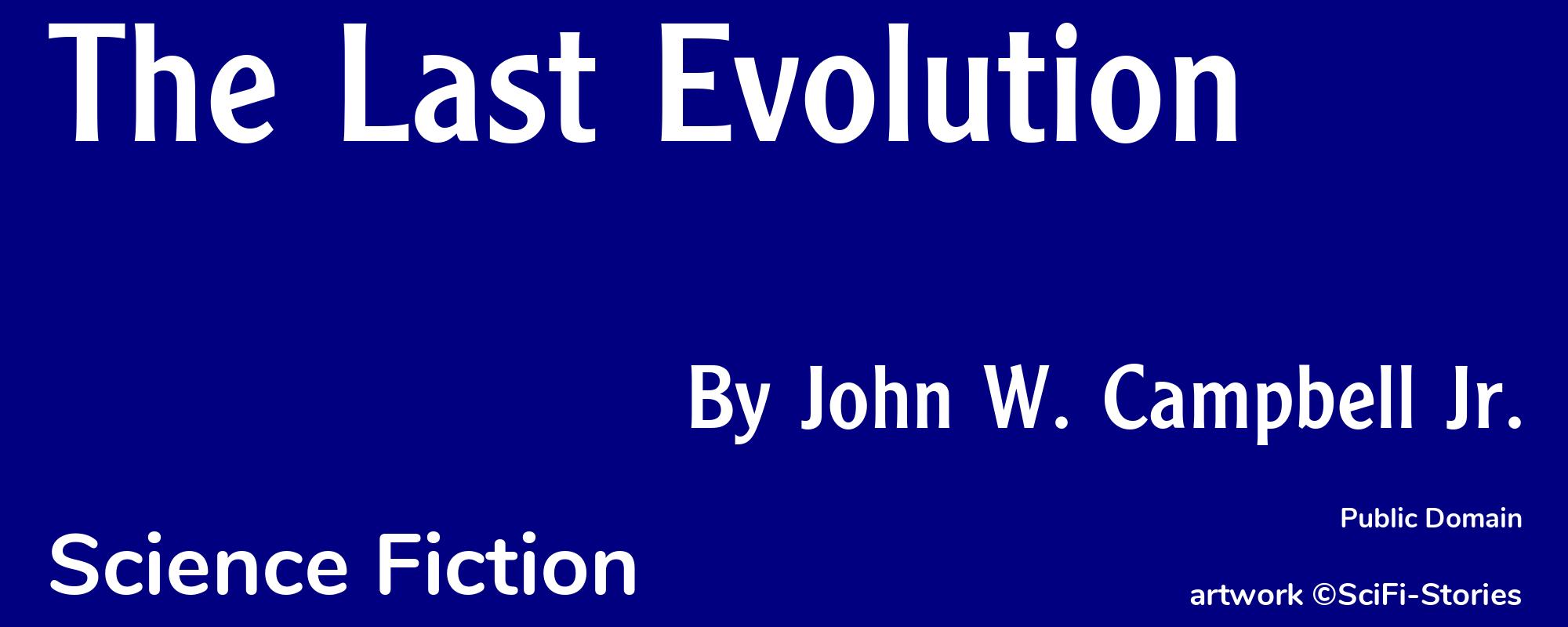 The Last Evolution - Cover