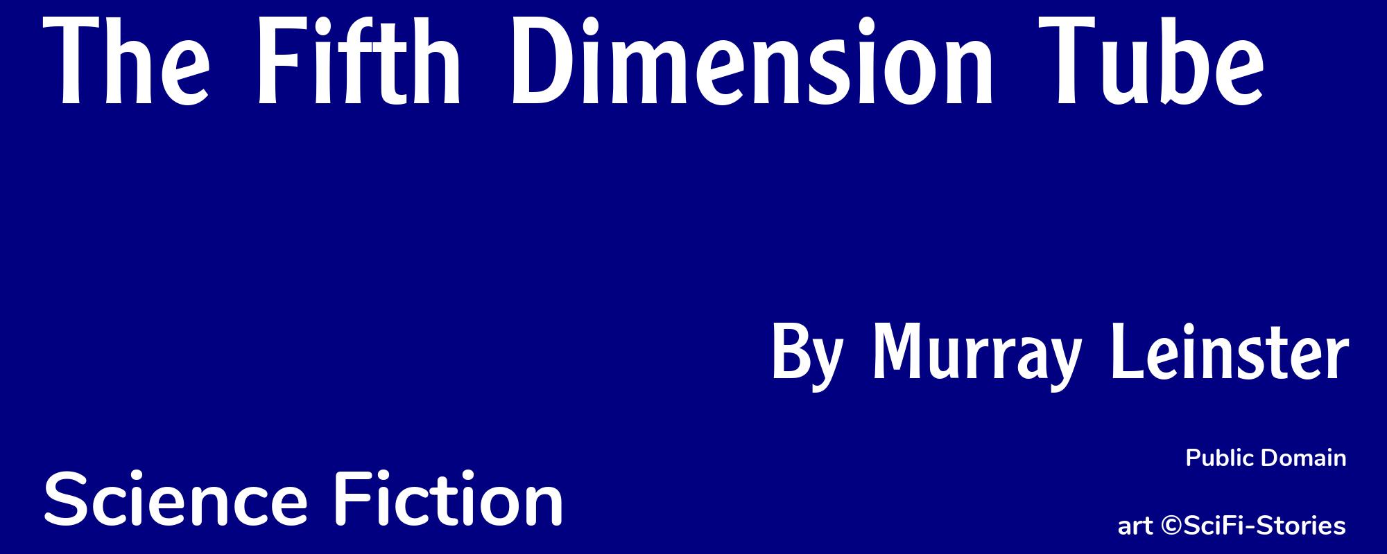 The Fifth Dimension Tube - Cover