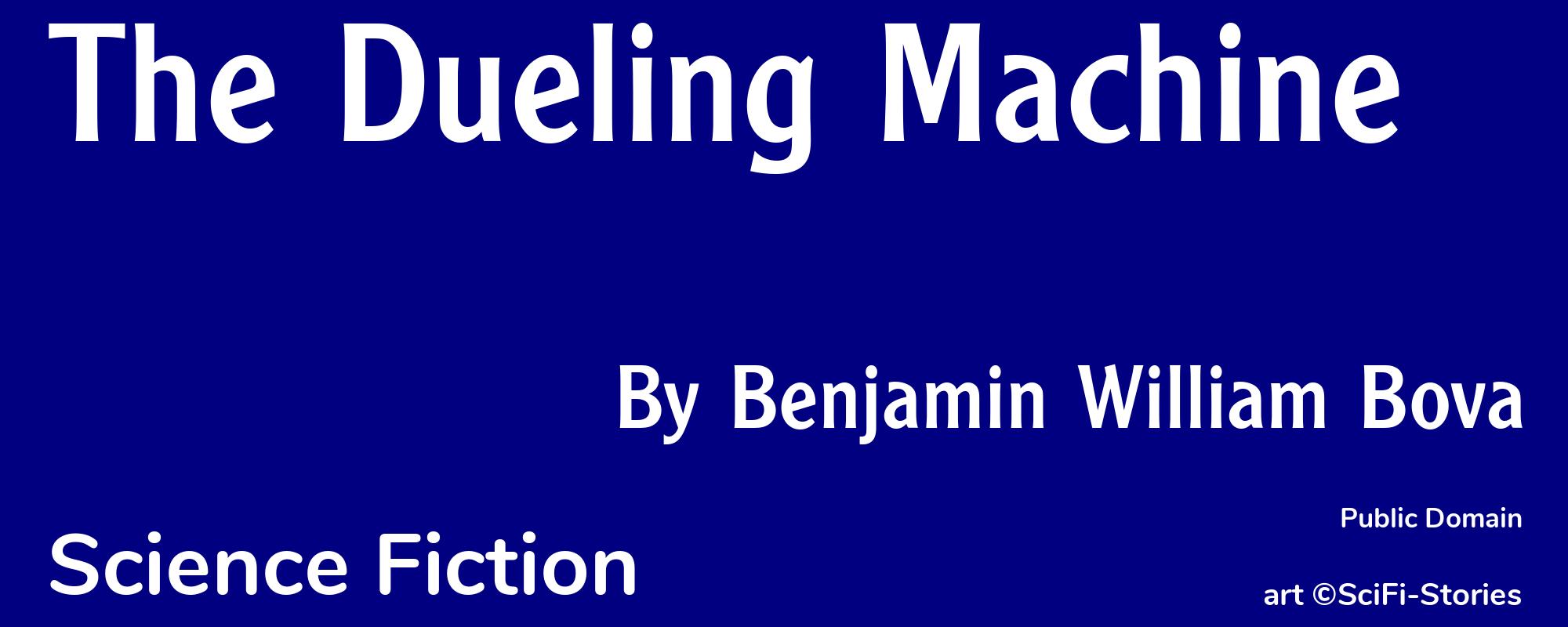 The Dueling Machine - Cover
