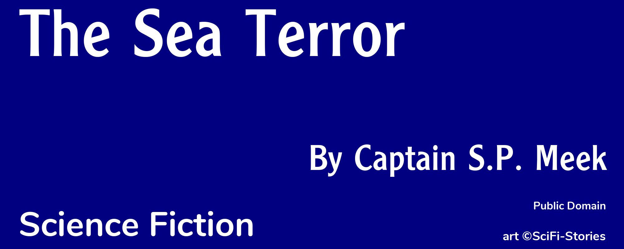 The Sea Terror - Cover