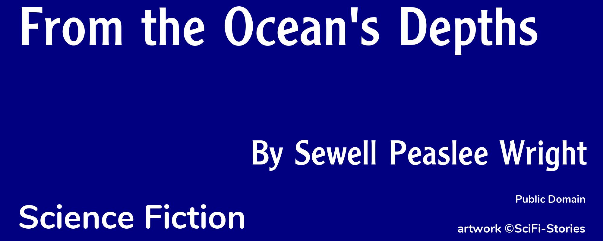 From the Ocean's Depths - Cover