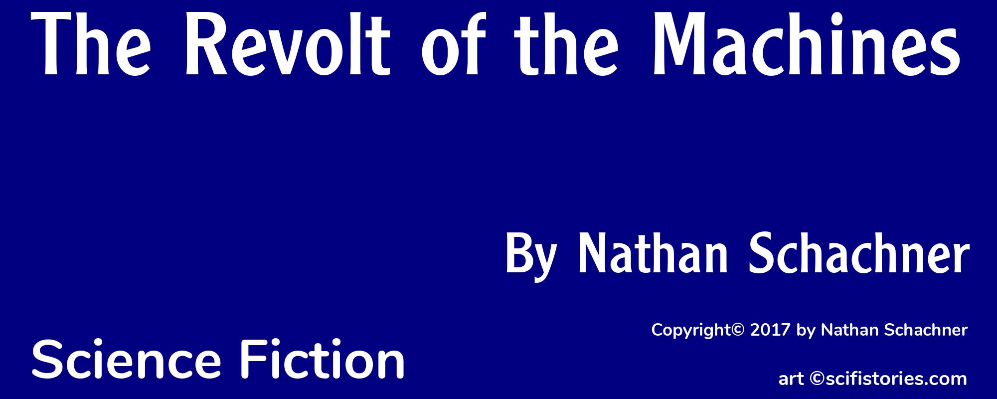 The Revolt of the Machines - Cover
