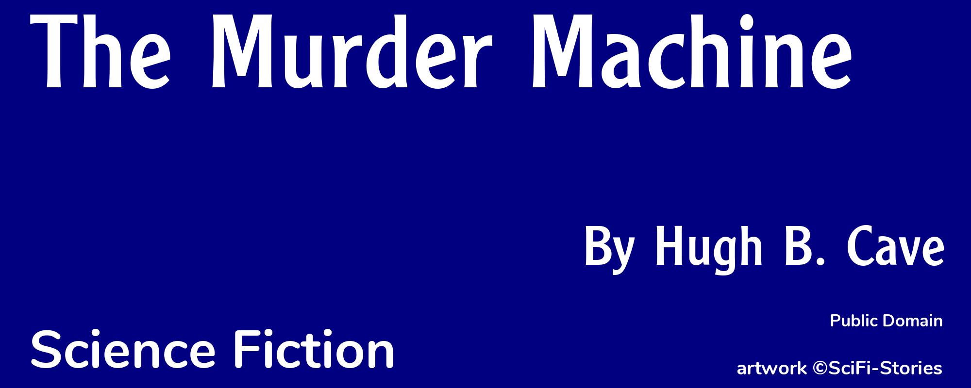 The Murder Machine - Cover