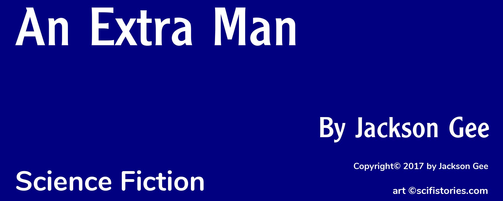An Extra Man - Cover