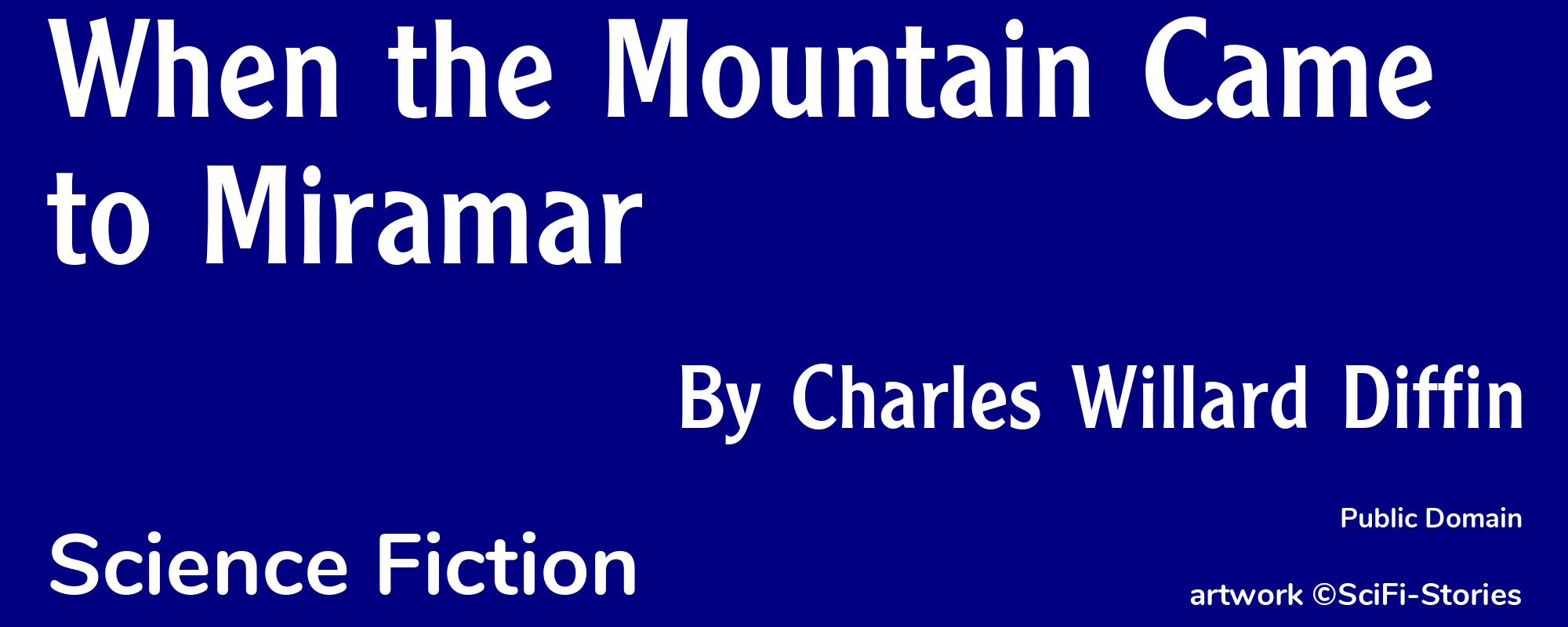 When the Mountain Came to Miramar - Cover
