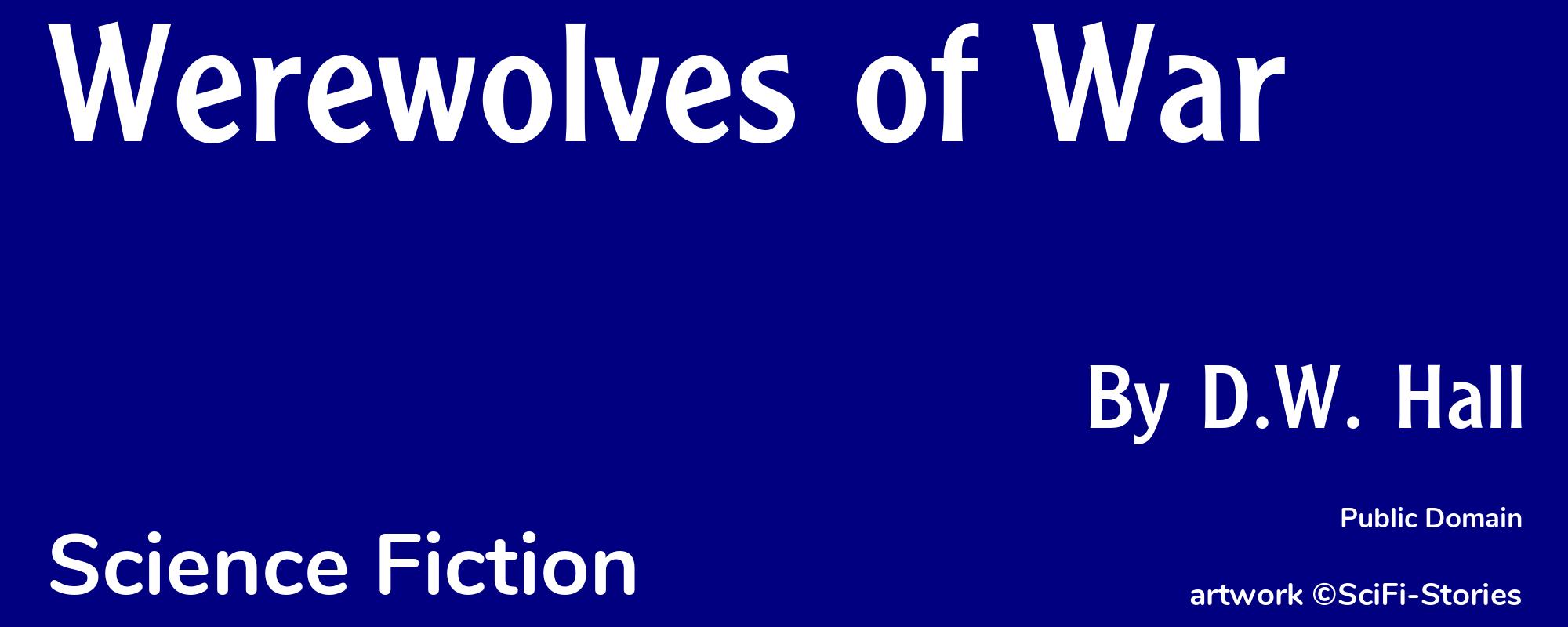 Werewolves of War - Cover
