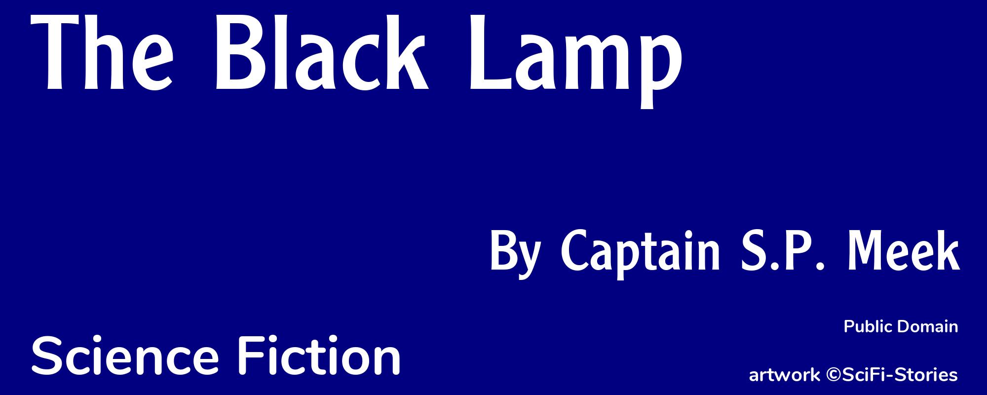 The Black Lamp - Cover