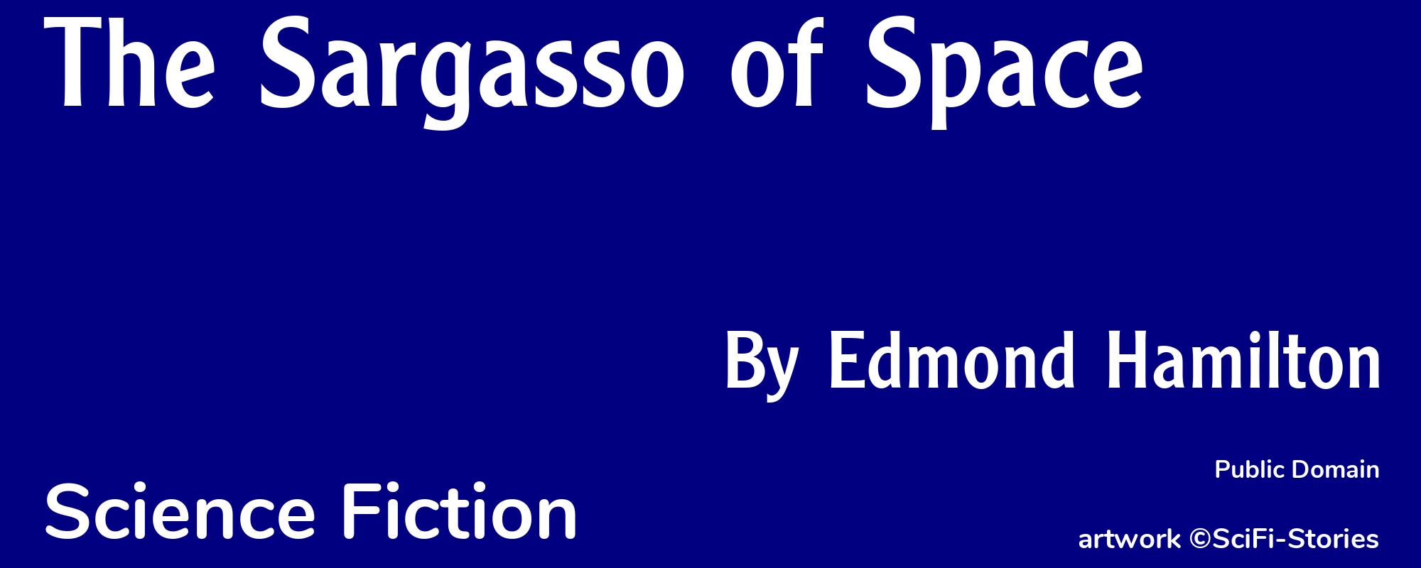 The Sargasso of Space - Cover