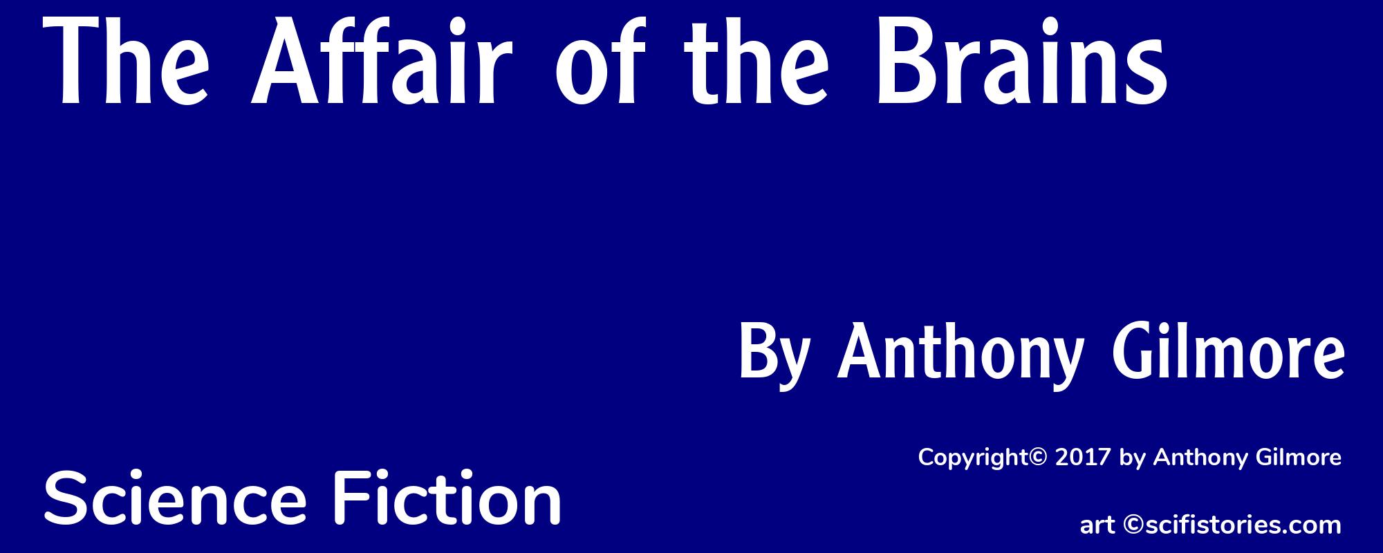 The Affair of the Brains - Cover